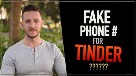 how to make a fake tinder without phone number